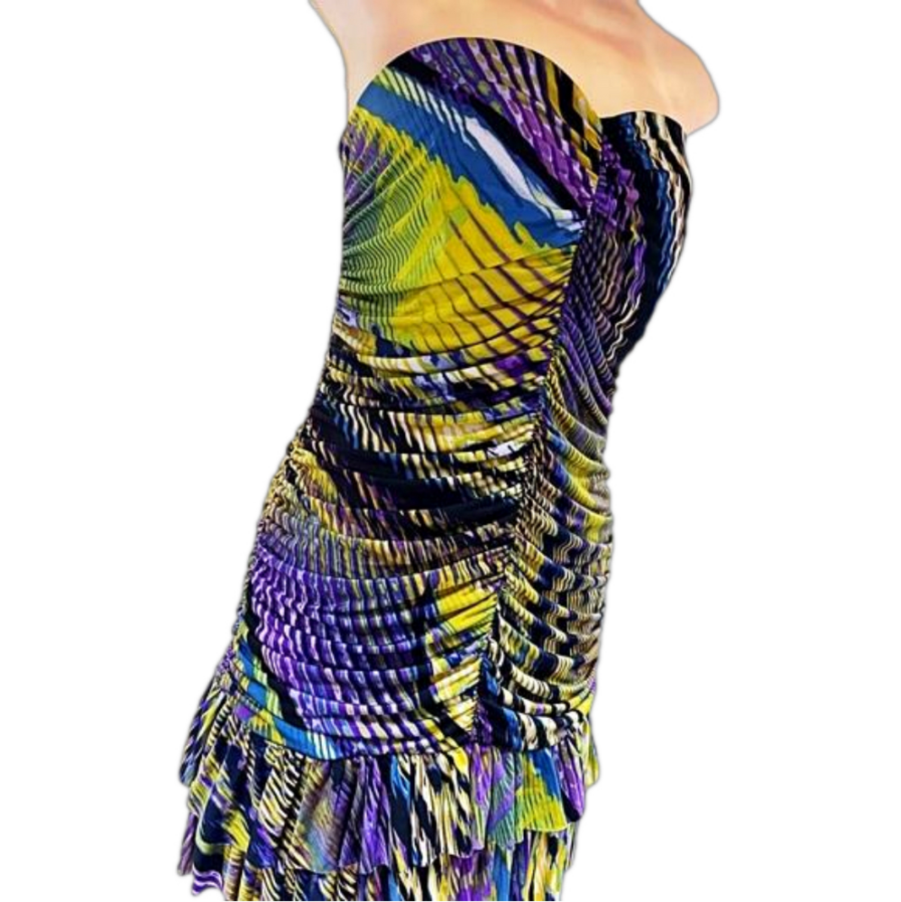 🆕 SEDUCTION- Colourful Frilled Swim dress.